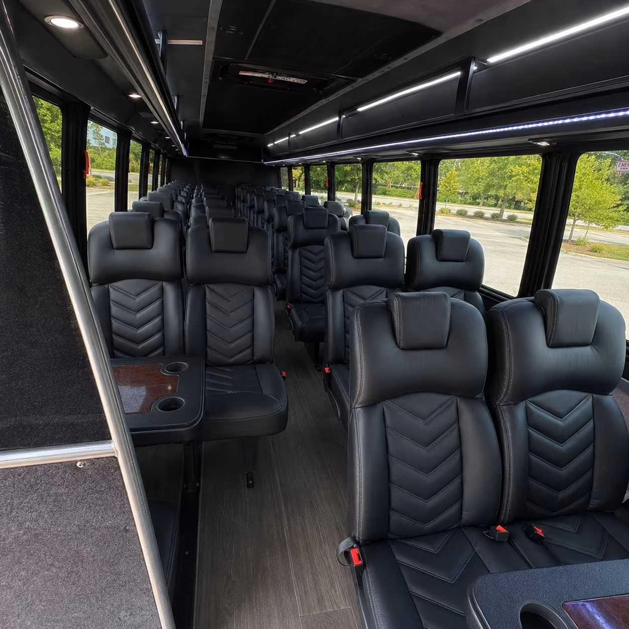 can i book a one way a round trip or a multi day package for a bus rental in broken arrow