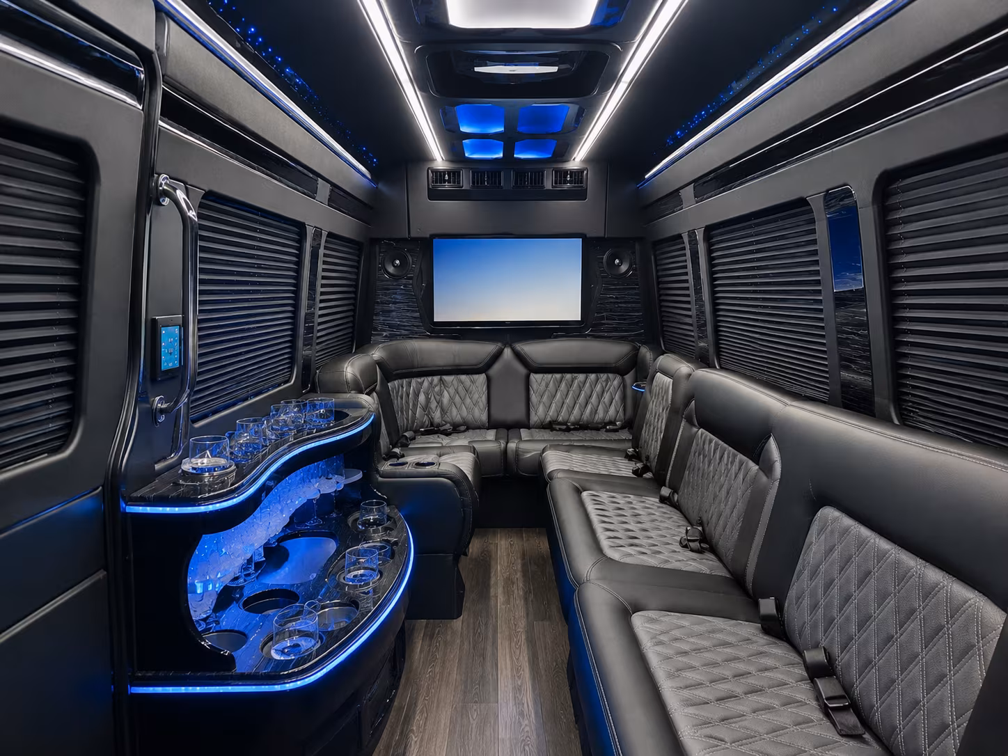 group transportation buses for high school and youth sports in broken arrow
