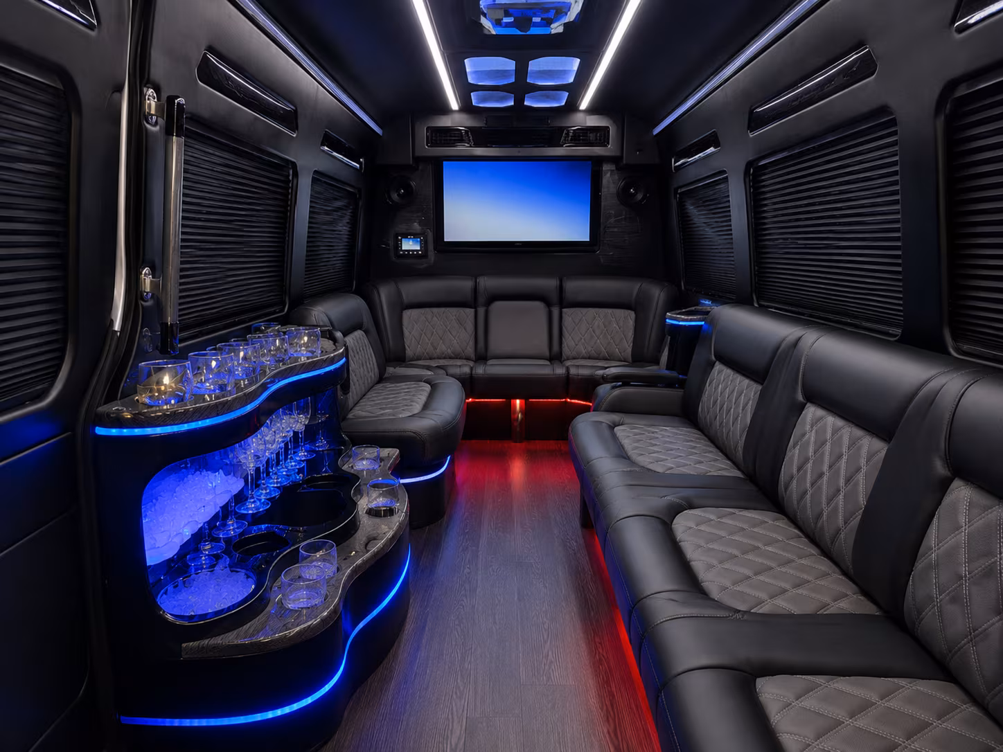 rehearsal dinner bus rentals in broken arrow and tulsa